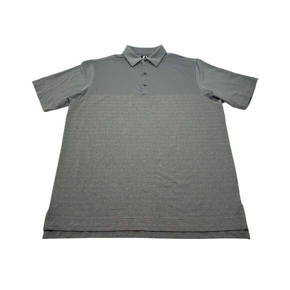 FootJoy Other - Men's FootJoy Engineered Heather Pinstripe Lisle Performance Golf Polo Large